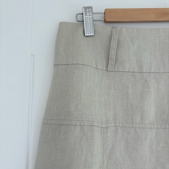 For Cynthia 100% Linen Maxi Long Modest Skirt Sand Neutral Boho Chic Size Medium - Picture 6 of 16